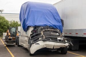 Truck after an accident